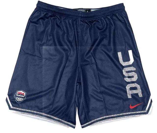 NEW NIKE Team USA Basketball Player Issued Shorts Men's Size LARGE CN8120-451