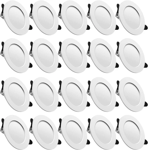 Faretti LED Da Incasso Tofisr - Set Da 6, 5W 2700K Bianco Caldo, Orientabili, Per Cartongesso