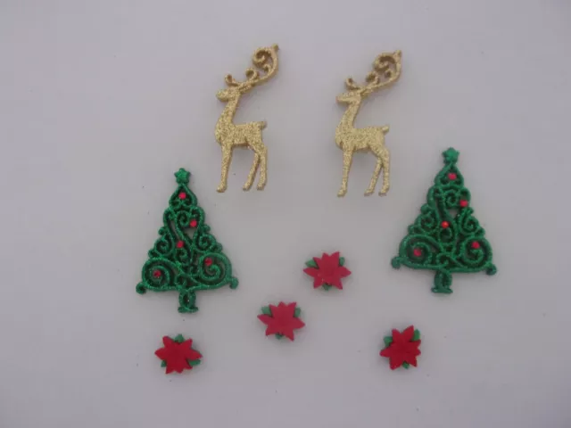 Dress It Up Buttons Christmas Elegance Reindeer Novelty Craft Embellishments