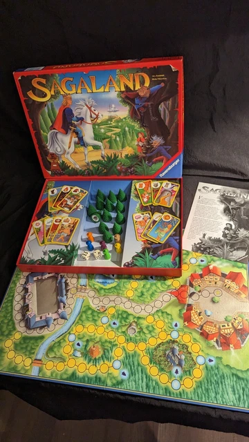 Sagaland Ravensburger Spiel des Jahres 1982 Komplett TOP Zustand