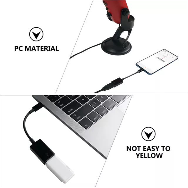 Adapterkabel Stk USB-Hub-Adapter Für Notebooks Computeradapter Laptops 2