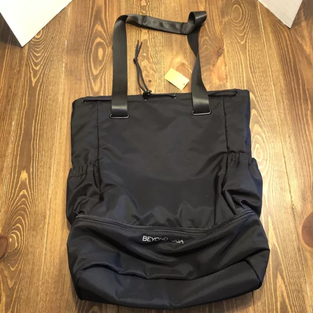 Beyond Yoga Convertible Gym Bag Backpack In Black New With Tags MSRP $80