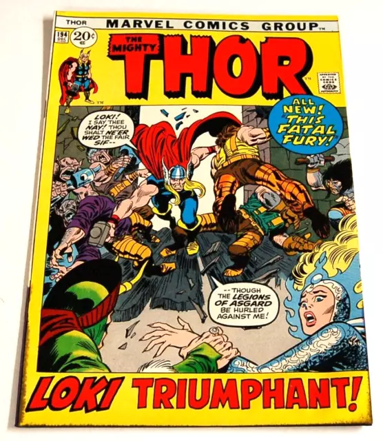 The Mighty THOR Marvel Comics Group #194 July 1971 “LOKI TRIUMPHANT!” C191