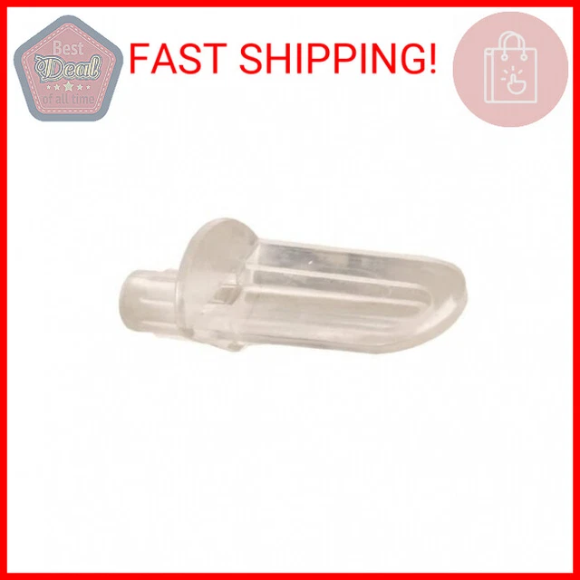 Prime-Line U 9256 Shelf Support Peg, 1/4 inch, Clear Plastic(12-pack)