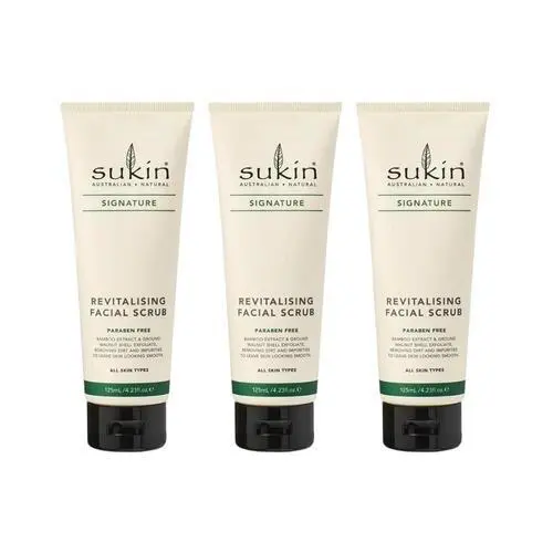 3 x Sukin Signature Revitalising Facial Scrub 125mL