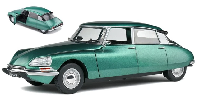 Miniature voiture auto 1:18 solido Citroen D Special Vert diecast Modélisme