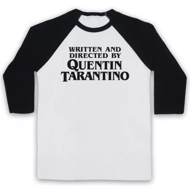 Maglietta Da Baseball Pulp Fiction Scritta E Diretta Da Quentin Tarantino Maniche 3/4