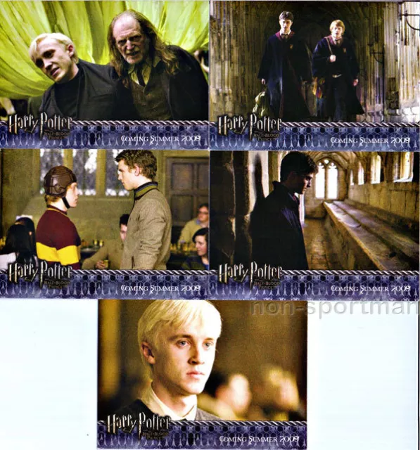 Harry Potter Half Blood Prince Promo 1,2,3,4,5 Set