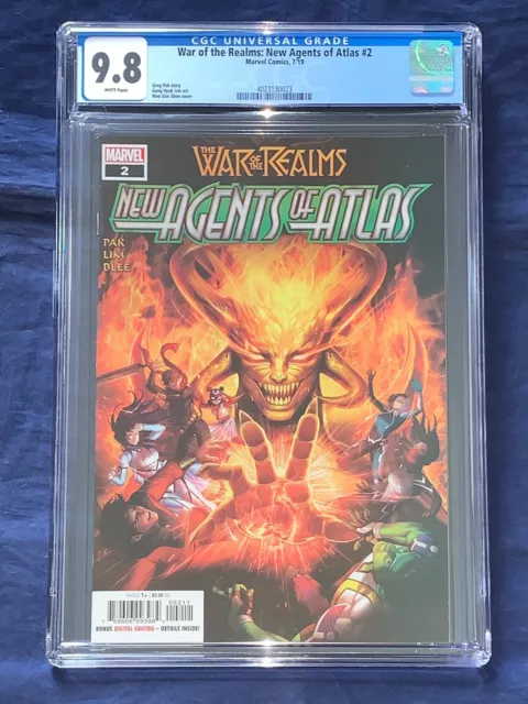 War of the Realms New Agents of Atlas #2 CGC 9.8 - 1st appearance Sword Master