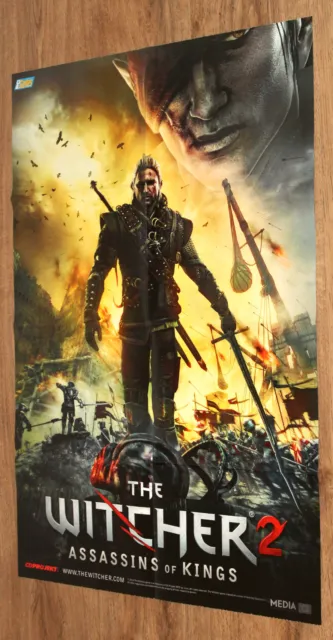 The Witcher 2  Assassins of Kings / Portal 2 very rare Poster 76x52cm