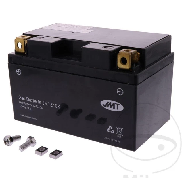 JMT Gel Batterie YT12A-BS Für Suzuki GSF 1250 S Bandit (2007-2010) – 12V 10Ah, Startklar