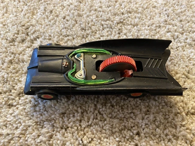 Vintage 1973 AHI Azrak Hamway BATMOBILE Zip Cord Toy Batman Robin Car *parts car Vintage 1973 AHI Azrak Hamway BATMOBILE Zip Cord Toy Batman Robin Car *parts car