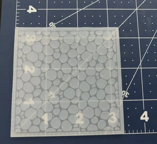 moldes de silicona para resina Efecto Burbujas / Bubbles Mar Oceano 3x3 Pequeño