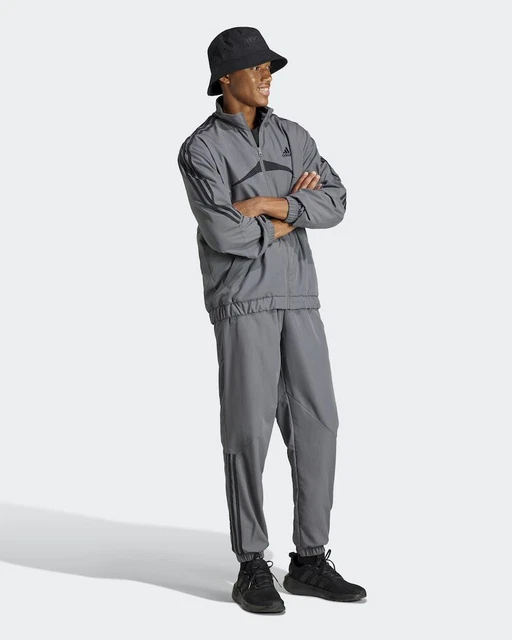 Tuta Intera Completa Full Tracksuit UOMO Adidas Woven Grigio con tasche