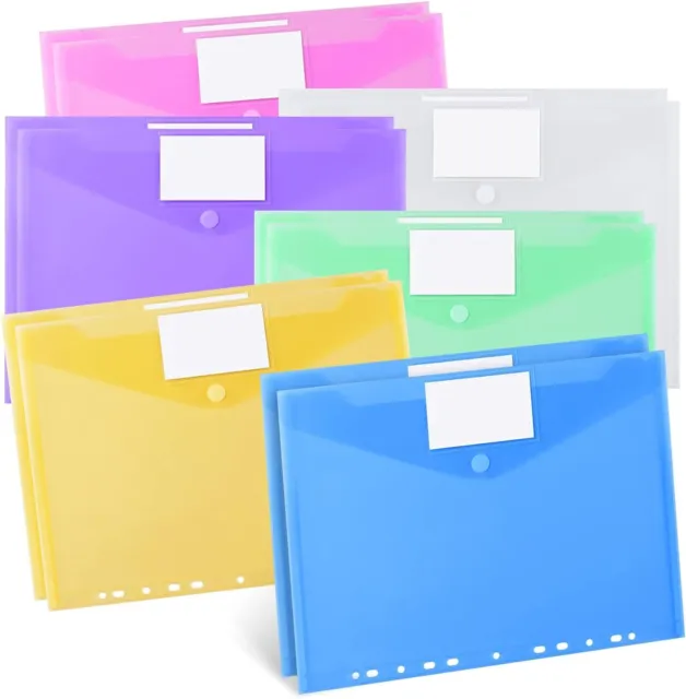 30x Dokumentenmappe A4 Dokumententasche Sammelmappe verschiedene Farben