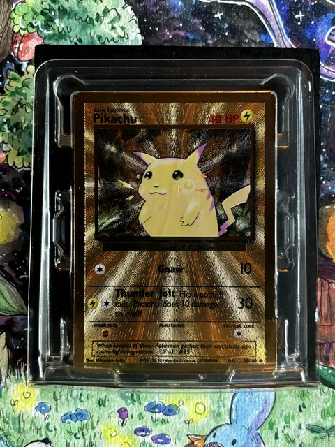 Carte Pokémon Pikachu 25/25 Holo 25 Ans - État Moyen (Moderately Played) - Non Gradée