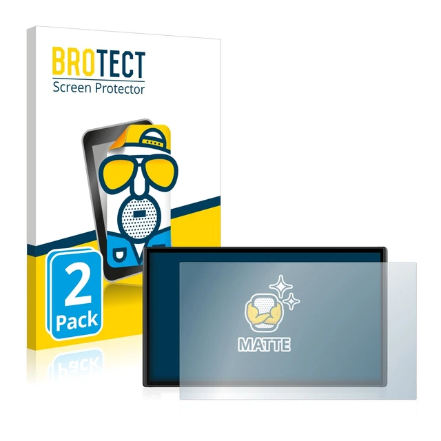 2x Antiriflesso Pellicola Protettiva Opaca per Garmin DriveSmart 61 LMT-S