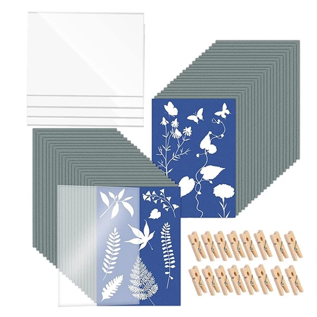 Papier Solaire Cyanotype SODIAL – 30 Feuilles A4 – Impression UV – Neuf