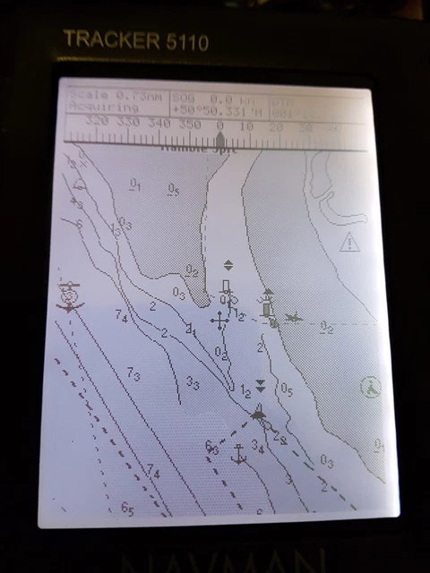 NAVMAN TRACKER 5110 Gps Chartplotter With Internal Antenna & Cable £175 ...