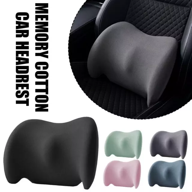 Travel Car Seat Head Neck Rest Memory Pillow Cushion Pad HeadRest BackSupport ч
