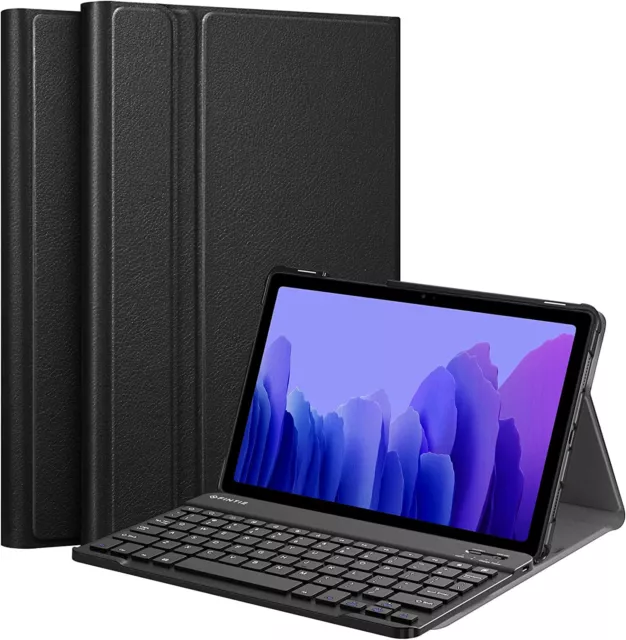 Fintie Leather Case Cover + Bluetooth Keyboard For Samsung Galaxy Tab Tablet