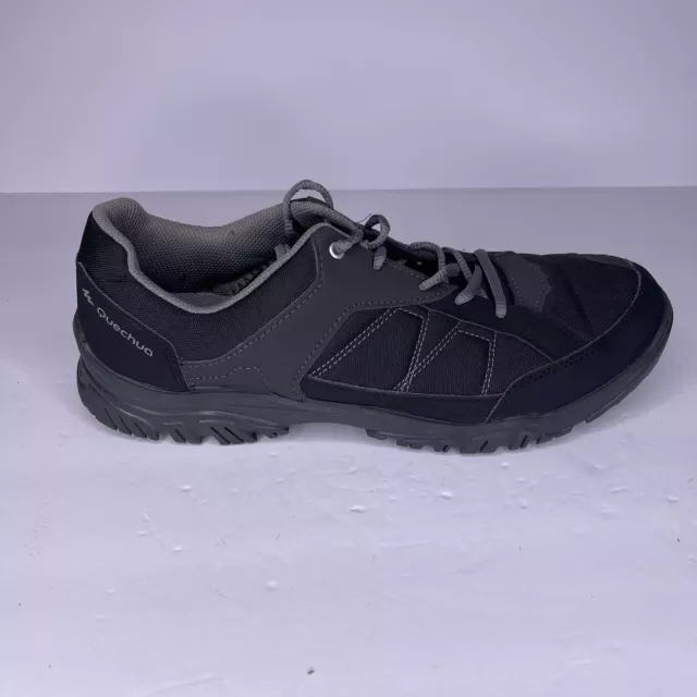 QUECHUA DECATHLON NH100 Black Mens Walking Shoes Canvas Hiking Sz 10 US 33.89 PicClick UK
