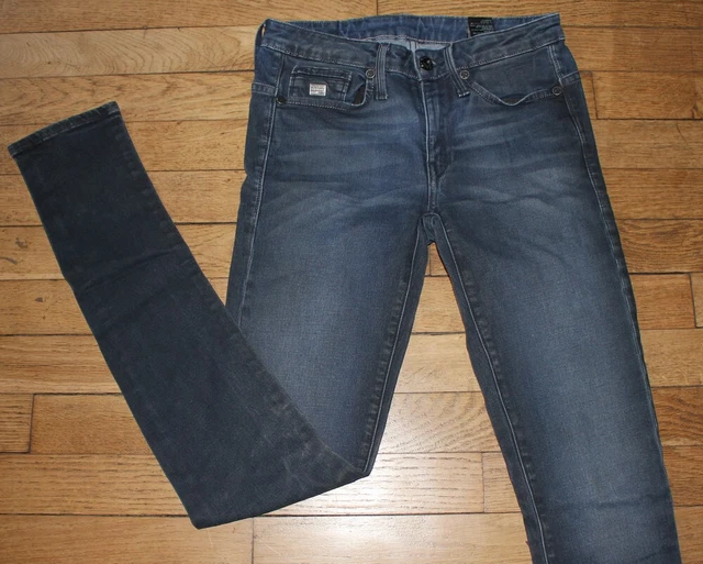 Jeans G-Star Pour Femme Taille 36 - Coupe Droite Bleu - Occasion Très Bon état - Référence R771