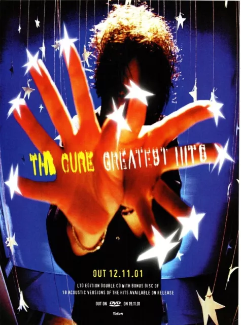 Ptp57 Magazine Picture 11X9"  The Cure : Greatest Hits Album