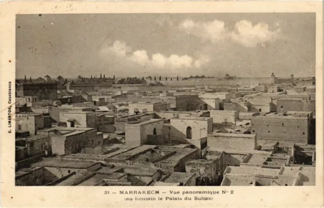 CPA AK Marrakech - Panoramic View MOROCCO (963621)