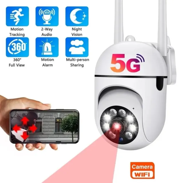 Caméra de surveillance extérieure WiFi HD, dispositif de sécurité
