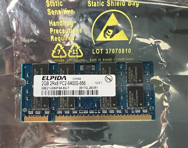 中古】Micron ノート用増設メモリ PC3-8500(DDR3-1066) 2GB メモリー
