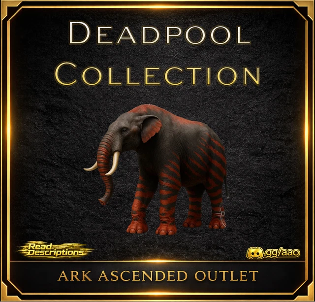 Deadpool Collection Dino For Ark: Survival Ascended – ASA PVE – Xbox/PC/PS5 (Region Free)