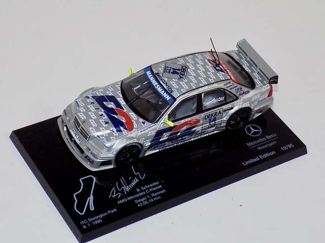 Figurine Pilote DTM 1997 – Bernd Schneider Sur Mercedes – Échelle 1/43 Winner