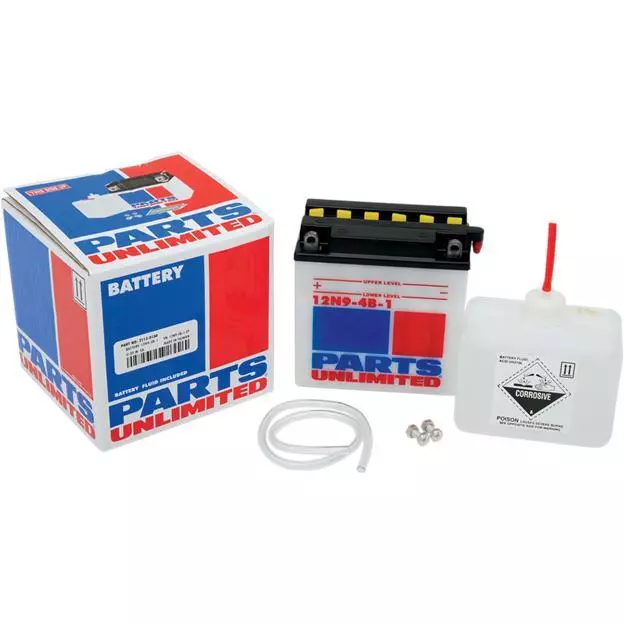 Parts Unlimited [2113-0172] 12V Heavy Duty Battery Kit YB12A-A