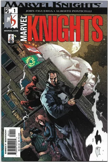 Marvel Knights (Vol 2) #1 - VF/NM - Daredevil Punisher Black Widow