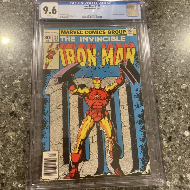 invincible iron man 100 cgc 9.6 WP