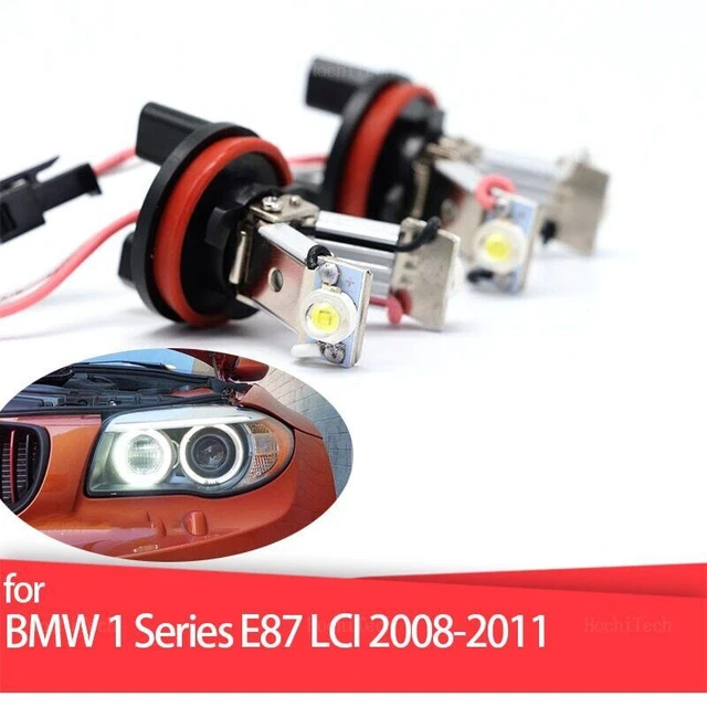 2 x 40 W H8 LED Angel Eyes luce di posizione per BMW E60 E61 E63 E82 E87 E92 E93 E70 E90