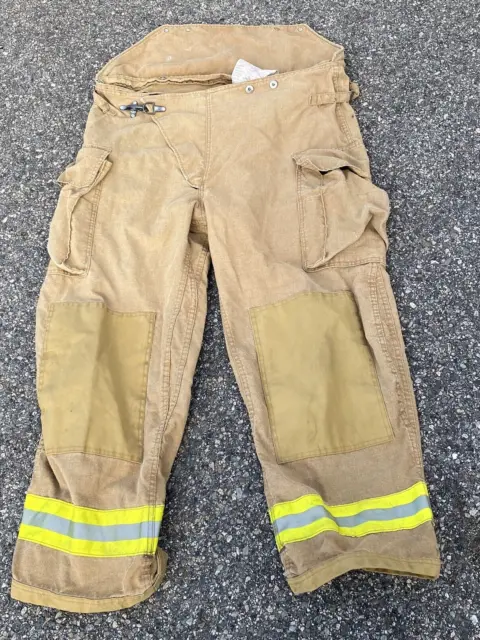 Chieftain Khaki Firefighter Turnout Pants 2XL W Model 3200X