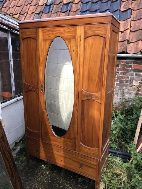 vintage art deco wardrobe
