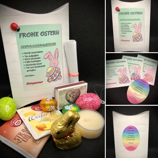 GESCHENKSET Ostern - Osterüberraschung befüllt, etwas Auszeit verschenken