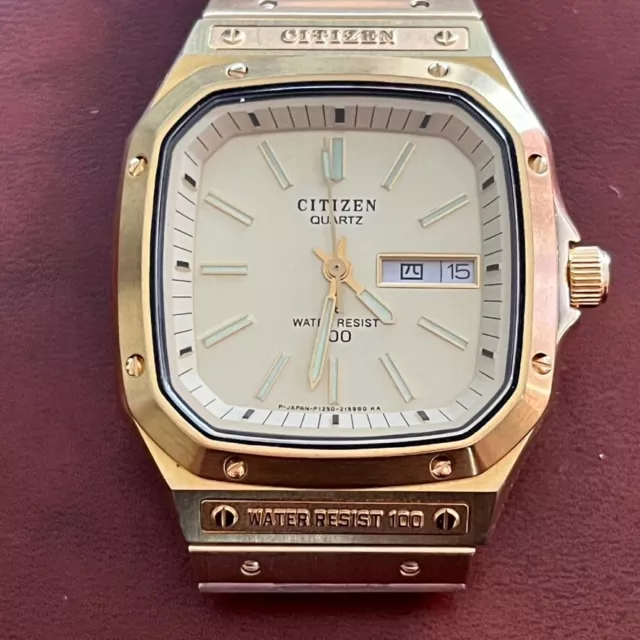 Citizen CQ Quartz Gold Circa 1980s