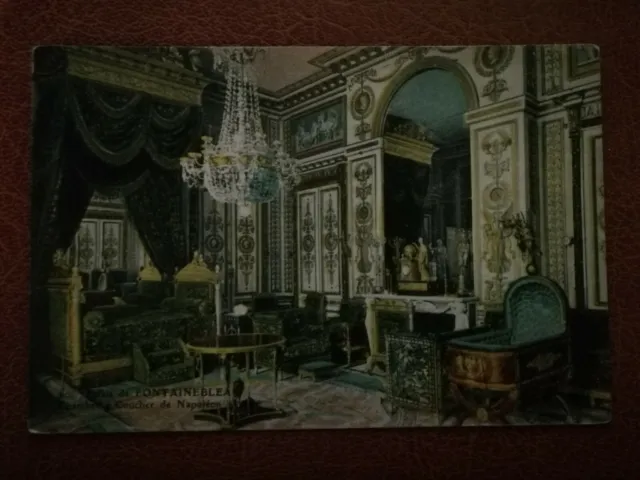 CPA - 77 - Palais de FONTAINEBLEAU - Chambre à coucher de Napoléon