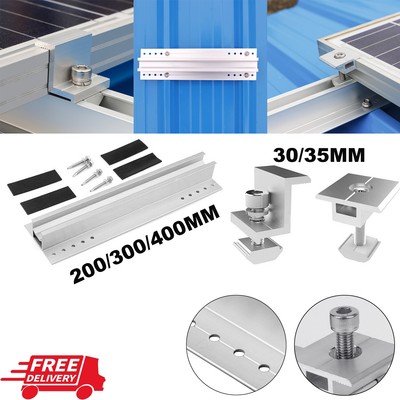 SOLAR MODULE MOUNT Trapezoidal Plate Flat Roof PV Mounting Rail ...