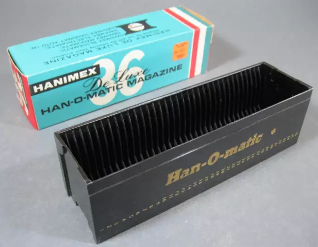 Vintage/retro 60s Hanimex Han-O-Matic 35mm slide magazine-36 slide capacity