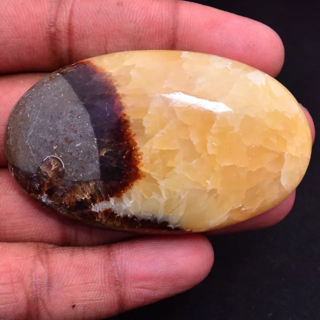 213 Cts Natural Septarian Designer 65mm 39mm Oval Cabochon Huge Loose Gemstones