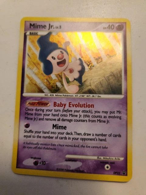 MIME JR. - DP22 - Pokemon Diamond & Pearl Promo Holo NM $10.00 - PicClick CA
