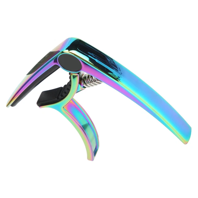 Linrax C1 Guitar Capo, 3 In 1 Zinc Alloy Capo With Pick Holder And Bridge Pin Puller, Capos For Acoustic Guitar Electric Guitar Classical Guitar Bass Ukulele Banjo Mandolin, Guitar Accessories, Black