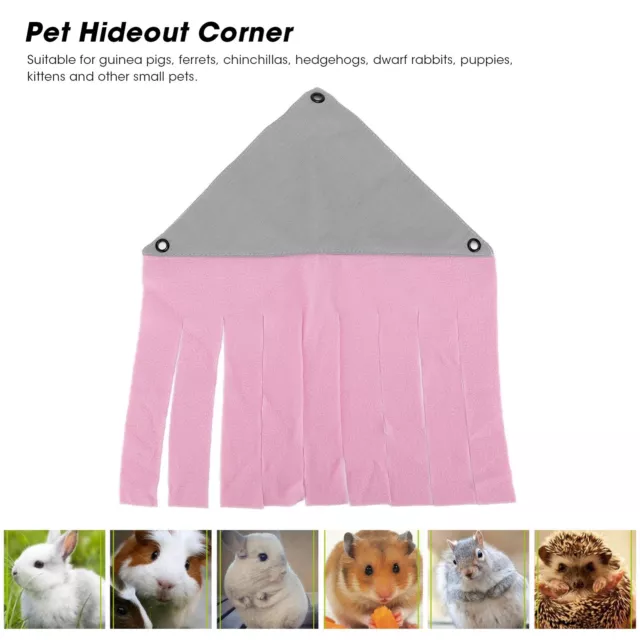 Pet Hideout Corner Kleines Tier Tassel Design Eckzelt Für Hamster Chinc GD2
