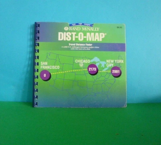 Rand McNally USA Disto-O-Map touring guide