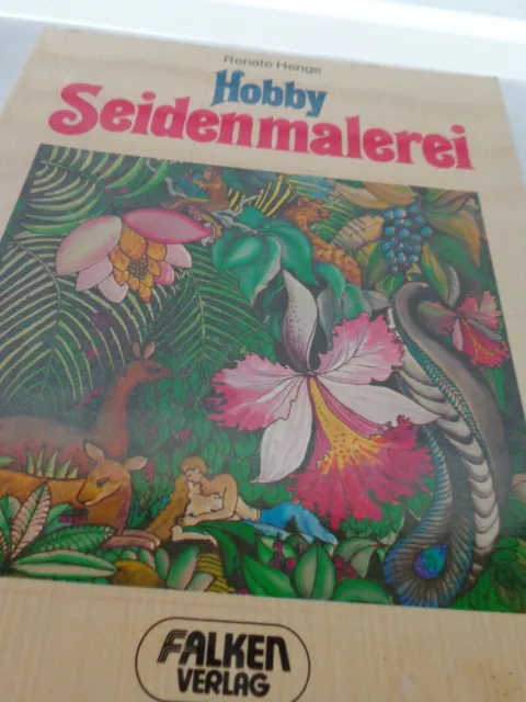 1 libro de muestra pintura de seda de Renate Henge/Falken-Verlag
